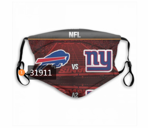 NFL New York Giants 402020 Dust mask with filter